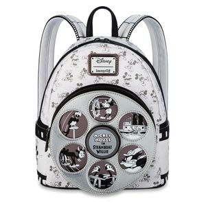 Disney 100 steamboat Willie Loungefly backpack NWT